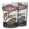 Sunbest Natural Organic Black Chia Seeds – 2-Pack (16 oz