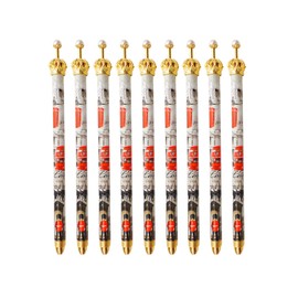 Set of 9 Famous London Landmarks Pictures Design Pen with Crown - UK London Souvenir