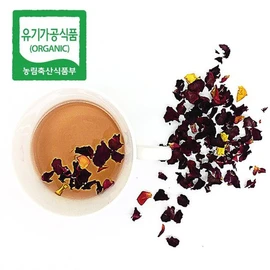 [유기농] 전남 여수 장미꽃잎 꽃차 8g소 [Organic] Yeosu Rose Petal Flower Tea 8g