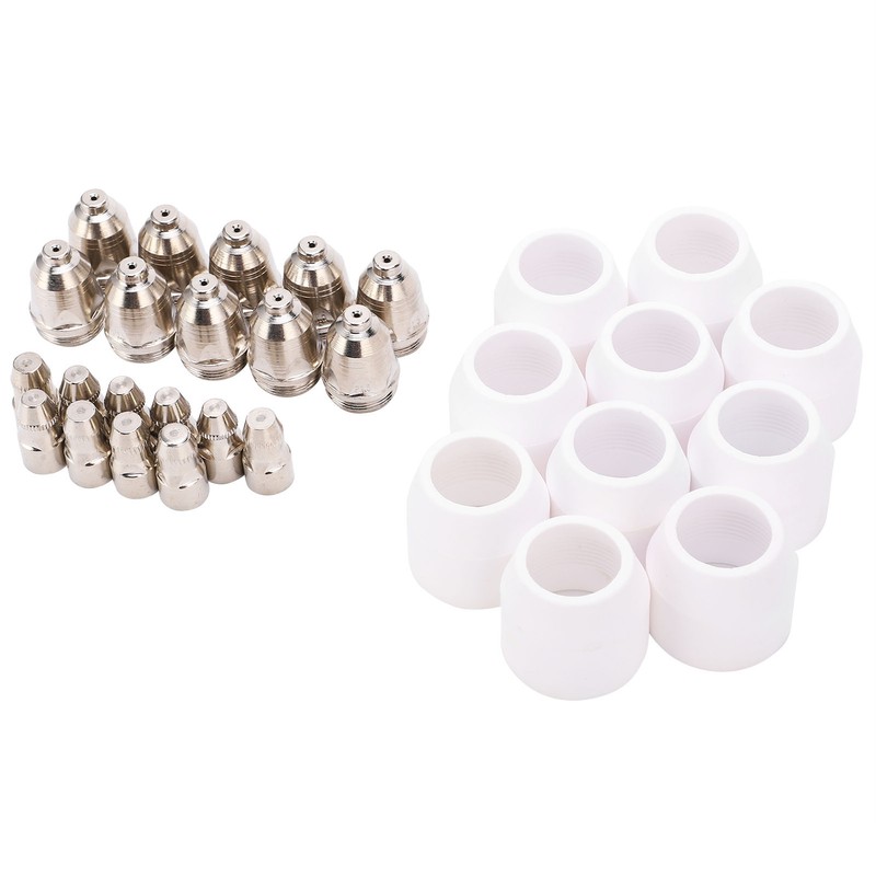 Plasma Consumable Kit P80 Electrode Tip Ceramic Nozzle Set Accessories