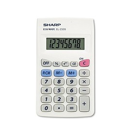 Sharp El233sb El233sb Pocket Calculator 8-Digit LCD