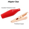 XYRSTOLR 20Pcs Insulated Alligator Clips 45mm/1.8" Small Alligator Clips Electrical