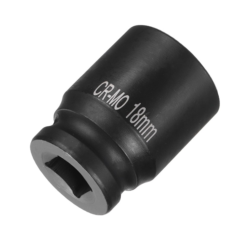 sourcing map 4 Point Square Socket 1/2" Drive 18mm Metric