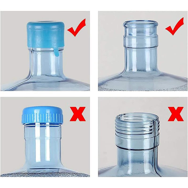 100 Pack Water Bottle Caps, 3 & 5 Gallon Water