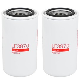 LF3970 Oil Filter Fits for Cummins QSB ISB engines 3937736 5404947 Replacement For 3937736,3937144,B7177,P550428,Fits For QSB5.9L/6.7L,ISB07 6.7L Diesel Engines(Set of 2)