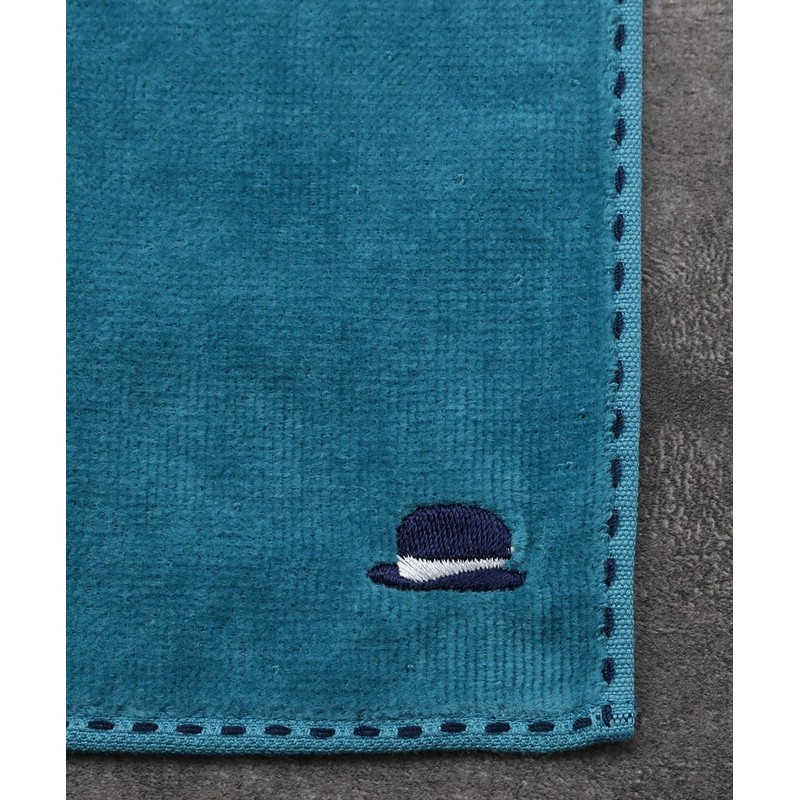 Takeokikuchi 07001364 Men's Handkerchief, Hand Towel, Made in Japan, green