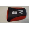 CUSTOM SEAT COVERS KAWASAKI ZX6R FRONT& REAR BLACK/RED/SILV