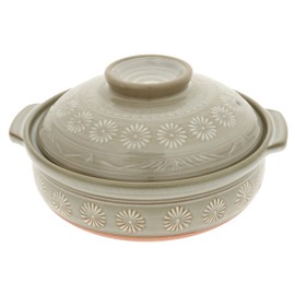 Kotobuki Donabe Japanese Hot Pot, Medium, Gray