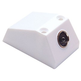 Single Coaxial Outlet TV Aerial Plug Socket Wall Mount