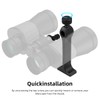 Binocular Tripod Mount Adapter with Quick Release Button, 1/4 Inch