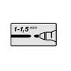 ICO PermanentT Marker M Red Pack of 10 in a