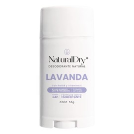 NaturalDry - Desodorante Natural Mujer - Sin Aluminio - Sin Parabenos - No obstruye los poros - Elimina el mal olor - NO HUELES - En barra olor...    