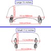 Kucehiup Motorcycle Windshield Extension,Universal Adjustable Clip-on Windscreen Extender for Hon