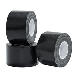 Black Duct Tape Heavy Duty，3 Pack Heavy Duty Waterproof Black Tape,Strong Adhesive Duct Tape for Indoor Outdoor Repairs Tear by Hand, 60 Yards x 2 Inch Total