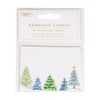 Caspari Christmas Trees Self-Adhesive Labels - 36 Count