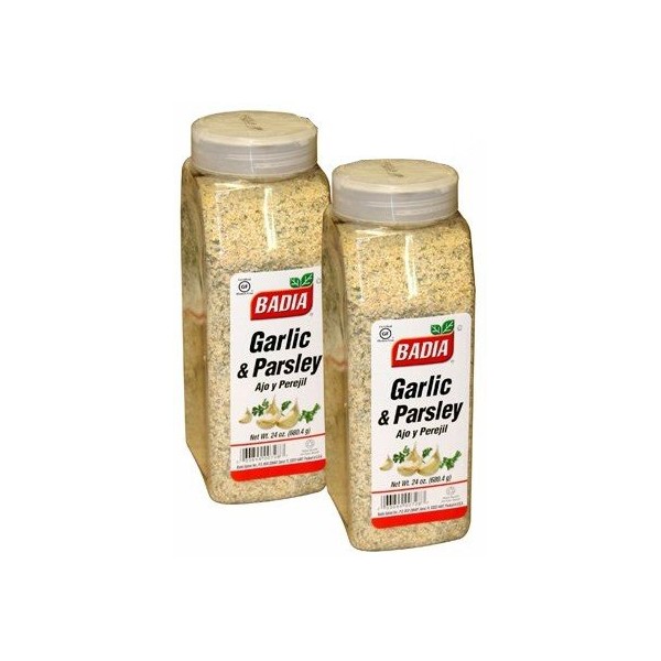 Badia Garlic and Parsley. 24 oz container.Pack of 2