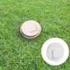 PVC Cleanout Plug, 6" Inch NPT Male Threaded Flush Sewer