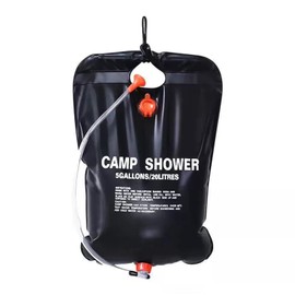 AIXXCUVQ Portable Solar Shower Bag for Camping and Outdoor Activities Portable Shower Bag with Switch Hose and Plastic Head PVC