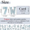 Letter and Number Iron On Patches, A-Z Alphabet and Numbers
