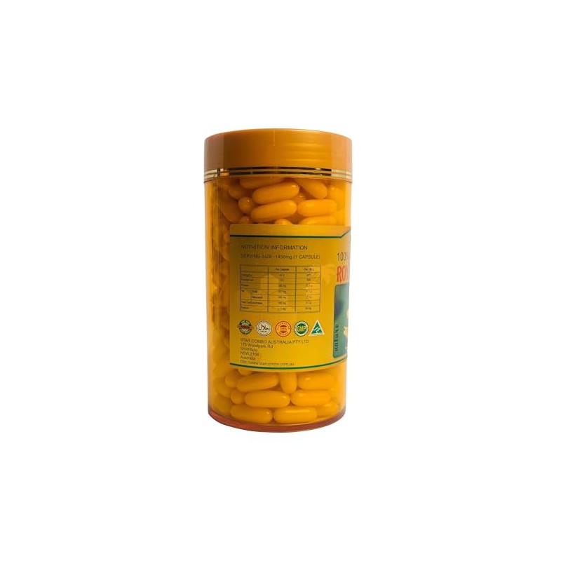 Costar Royal Jelly Supplement 1450mg – 365 Capsules – Rich