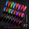 MEET ACROSS 12D Cat Eye Gel Nail Polish Set, Colorful