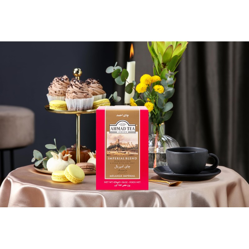 Ahmad Tea Loose Tea Packet, Imperial Blend, 16 Oz
