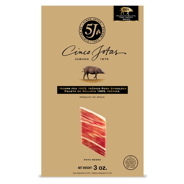 Iberico Ham, Hand-Carved, Three 3 oz Packages