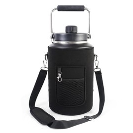 1 Gallon Jug Holder Compatible with Yeti/RTIC One Gallon Jugs, Carrier/Pouch Sleeve for Outdoor Camping, Hiking,Gym