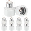 Glooglitter 10 Pack E26 Socket Extender E26 Light Bulb Porcelain