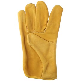 napkery 1Pair Sheepskin Welding Glove Heat counteractive Blue Welding Gauntlets