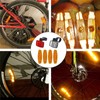 Bicycle Reflectors Front Rear Set, Bicycle Reflectors Spoke Reflectors, Set