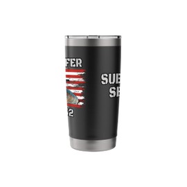 Submarine USS Puffer SSN-652 Veteran Grandfather Dad Son Stainless Steel Insulated Tumbler