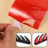 Giilayky Reflective Motorcycle Helmet Mohawk Spikes Rubber Camber Saw with
