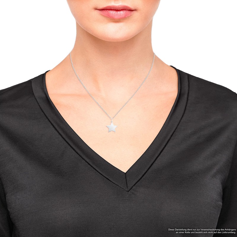 s.Oliver 2032949 Women's Pendant 925 Sterling Silver 2.2 cm Silver