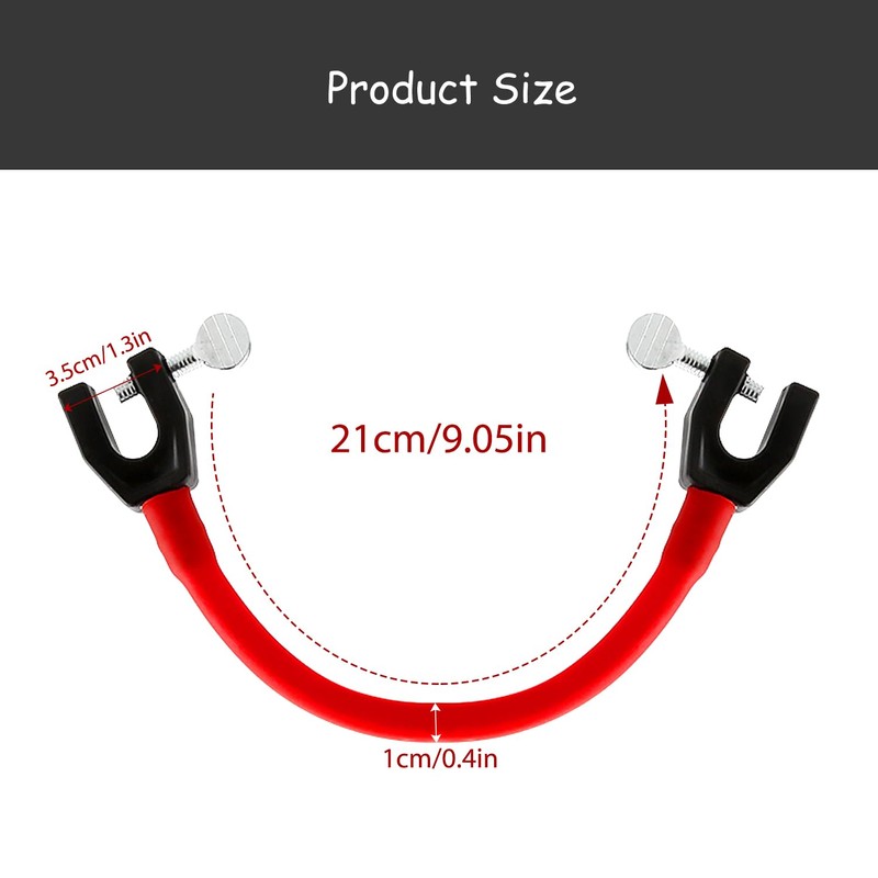 Rumyve Ski Tip Connectors,Ski Skill Adapters,Ski Tips Connectors Elastic Clip