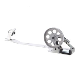 Devanadora de bobina de rueda fácil de instalar, máquina de coser industrial, máquinas de una sola aguja de acero inoxidable y plata para bobinar