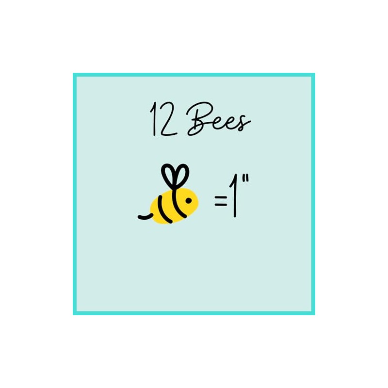 12 Jumbo Icing Bees – Edible Sugar Decorations for Cakes,