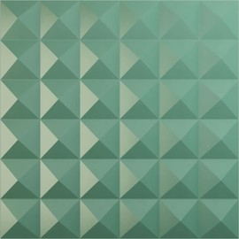 Ekena Millwork 19 5/8"W x 19 5/8"H Damon EnduraWall Decorative 3D Wall Panel, Sea Mist (Covers 2.67 Sq. Ft.