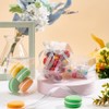 BENECREAT 30 Pcs PVC Transparent Plastic Case, 2.4 x 2.4