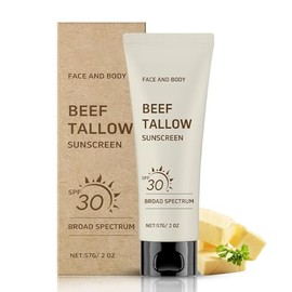 Beef Tallow Sunscreen SPF 50 with Zinc Oxide