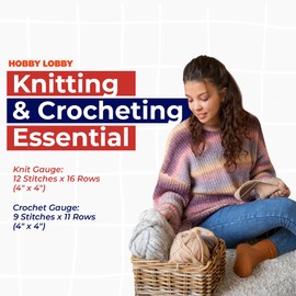 I Love This Yarn 5 - Bulky Yarn for Crocheting & Knitting – 109 Yards of Acrylic Yarn for Crocheting Blankets, Hats, & More – Craft Supplies for Handcrafting Accessories, Heathered Brown