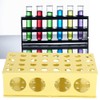 Test Tube Rack Multiple Holes Stainless Steel Tubing Stand Holder
