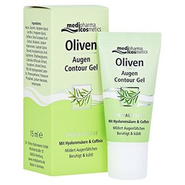 Medipharma Cosmetics, 05109799 Oliven Augen Contour Gel, farblos, 15 milliliter
