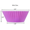 Mirenlife 2 Inch Mini Size Silicone Baking Cups Muffin Cups,