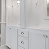 LONTAN 4 Pieces Cup Handles Cabinet Door Handles Brushed Nickel