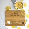 eBuyGB Engraved Wooden Mum's Gin & Tonic Board, Bamboo Chopping