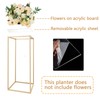 Fullvaseer 5Pcs 31.5Inch Gold Flower Stand Centerpieces for Wedding,Metal Column