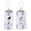 4.7inch Christmas Snowman Scene Hanging Lanterns Battery Operated Lighted Lamp