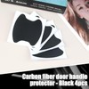 4 Pegatinas de Manija de Puerta 3D Protectores de Arañazos