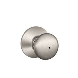 Schlage F40VPLY619 Plymouth Privacy Knob, Satin Nickel
